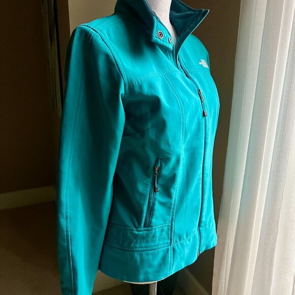 Under Armour full zip teal soft shell jacket size Small - Picture 3 of 4
